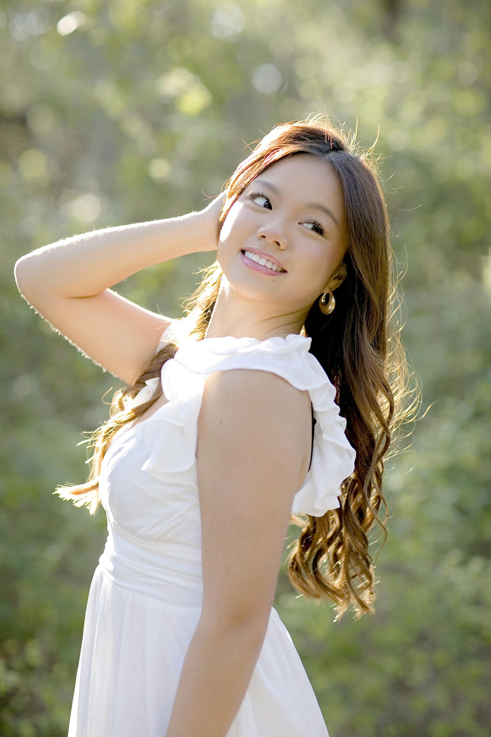 Senior portraits of Jennifer at Government Canyon in San Antonio, celebrating her Class of 2026 achievements, leadership, and personality.
