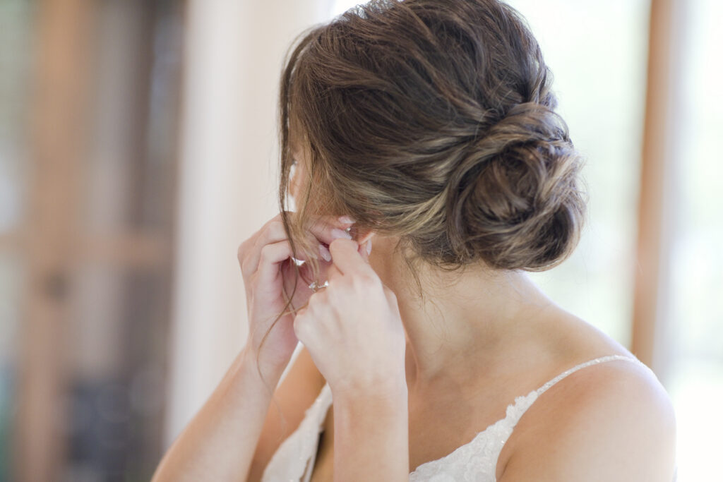 Texas Hill Country bride getting ready wedding detail