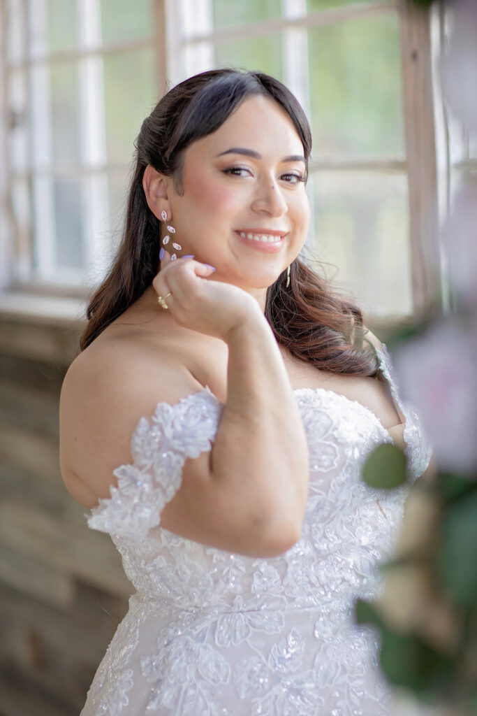 Bride portrait at The Fields Venue in Cibolo